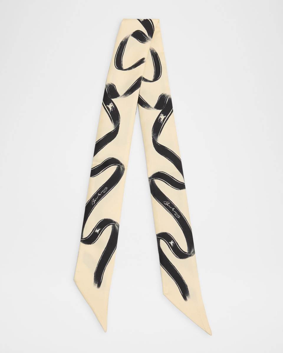 Skinny EKD Silk Scarf